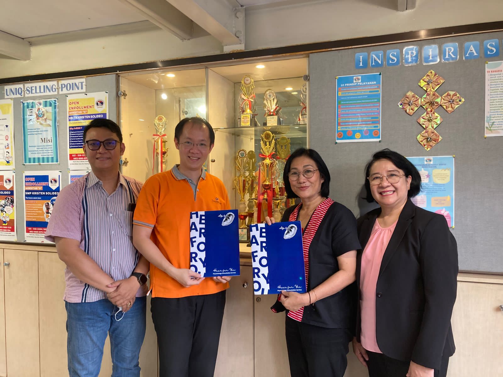 Dokumentasi kegiatan: MoU Bersama Sekolah Solideo BSD Untuk Tingkat SD, SMP, dan SMA