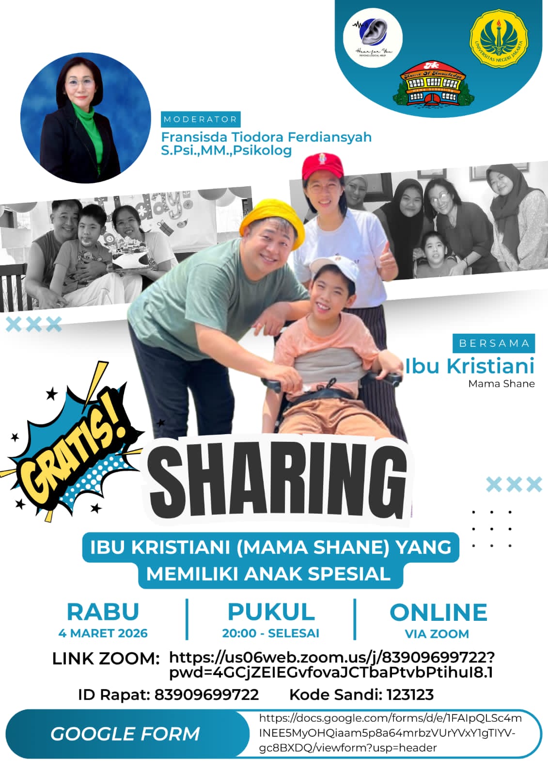 Sharing Ibu Kristiani (Mama Shane) - Hear For You